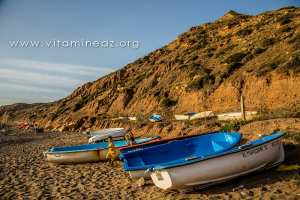 Bateaux de pêche - Plage de Malousse (W. Ain Temouchent)