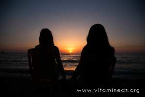 coucher de soleil - Plage de Malousse (W. Ain Temouchent)