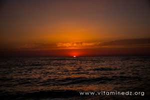 coucher de soleil - Plage de Malousse (W. Ain Temouchent)