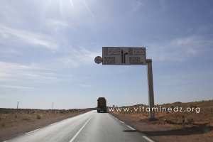 De Bougtob vers M\'harra, Tismouline, El Bayadh, (W. El Bayadh)