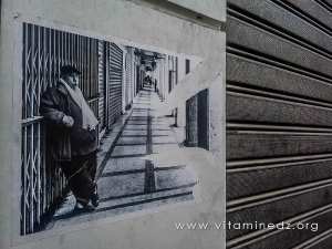 Youcef Krache - Exposition murale à la rue Didouche Mourad - Alger