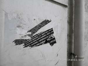 Youcef Krache - Exposition murale à la rue Didouche Mourad - Alger