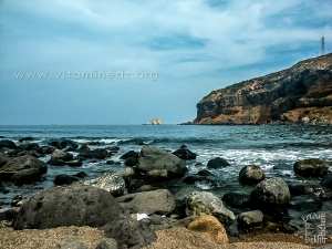 La petite plage de Oued Abdellah à la sortie Ouest de Ghazaouet
