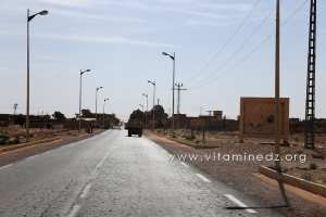 Entrée El Kaf Lahmar (Wilaya d\'El Bayadh) RN A6