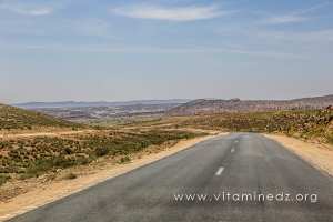 Route vers El Ghicha (Wilaya de Laghouat)