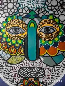 Peinture au Square Sofia, ex-square Guynemer