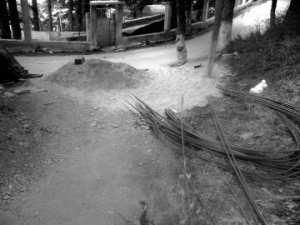 Chréa (Blida) -  Le béton gâche l’environnement forestier