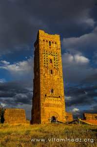 Tlemcen : Toujours aussi majestueux, le minaret de Mansourah.