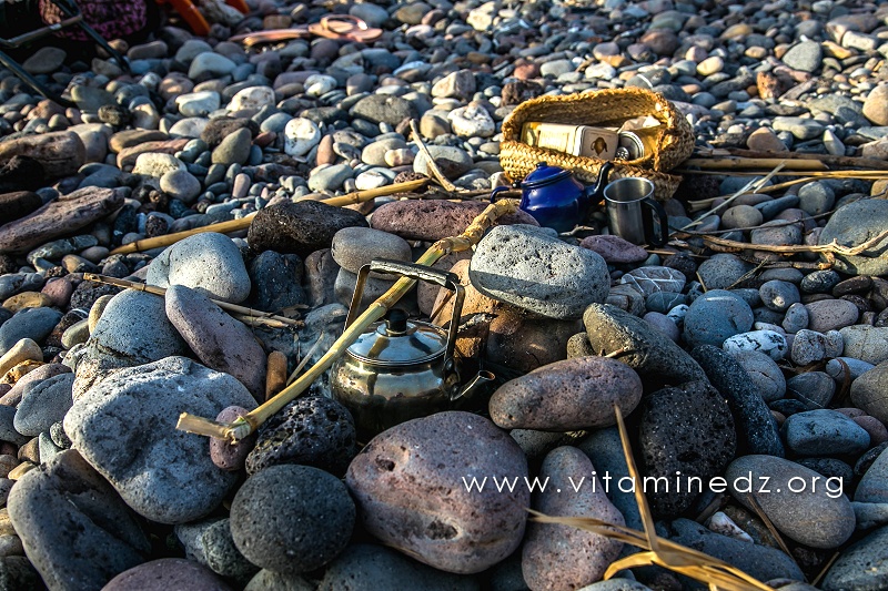 Un bon Thè à la braise - Plage de Malousse (W. Ain Temouchent)