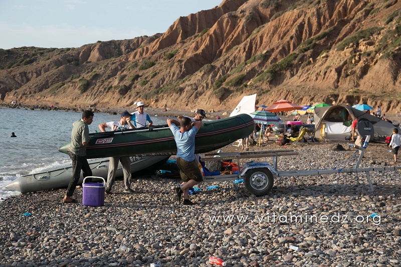 Rentrée de la pêche - Plage de Malousse (W. Ain Temouchent)