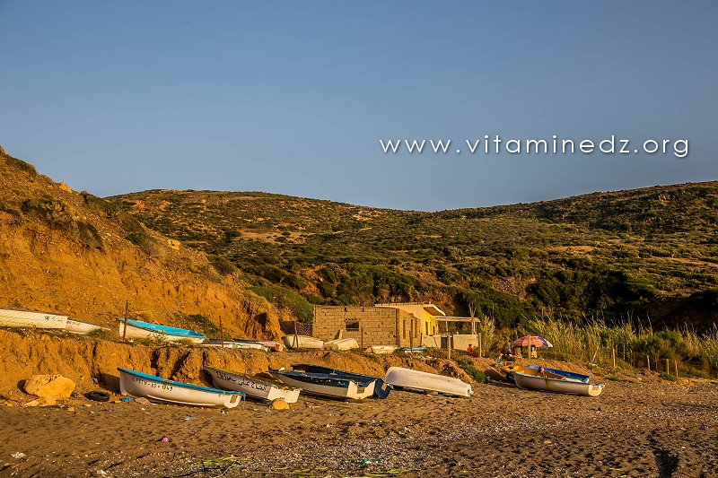 barques de pêcheurs - Plage de Malousse (W. Ain Temouchent)