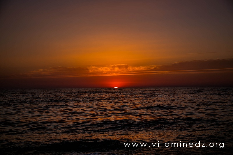 coucher de soleil - Plage de Malousse (W. Ain Temouchent)