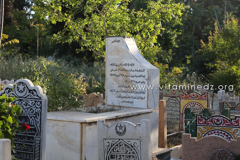 Tlemcen - Cimetière Sidi Senoussi - Tombe de Maliha Hamidou
