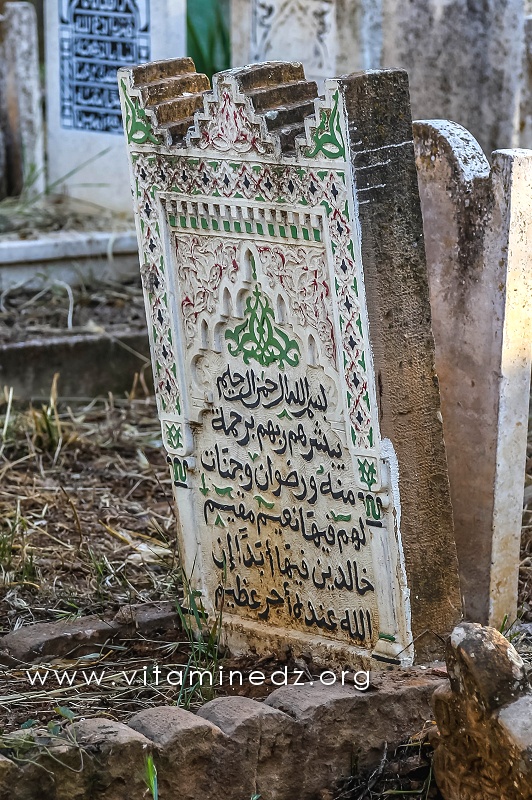 Tlemcen - Cimetière Sidi Senoussi (Epitaphes et pierres tombales)