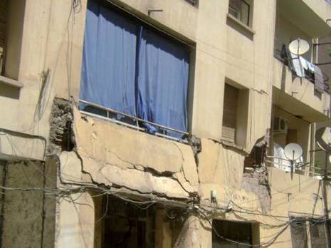 Rue Ghamri Ahmed Lakehal, cité des combattants, à Constantine 29 familles en danger