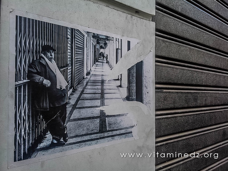 Youcef Krache - Exposition murale à la rue Didouche Mourad - Alger