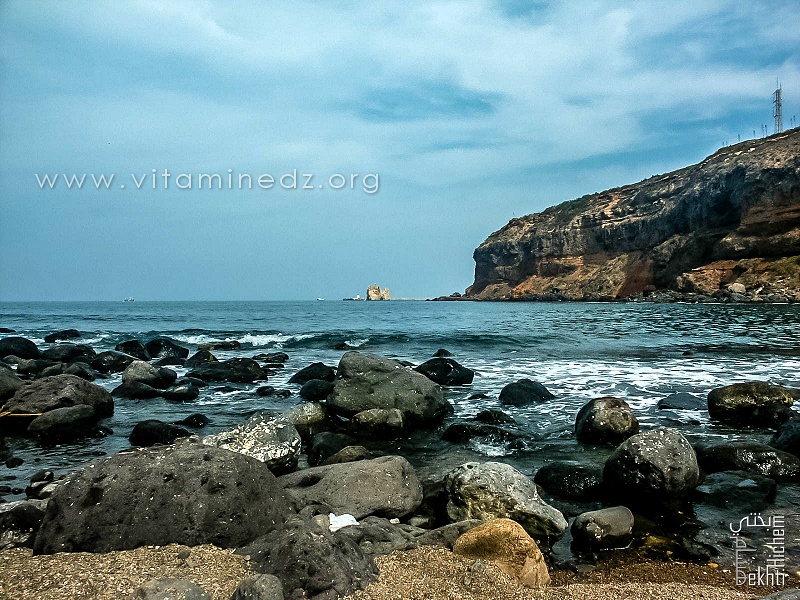 La petite plage de Oued Abdellah à la sortie Ouest de Ghazaouet