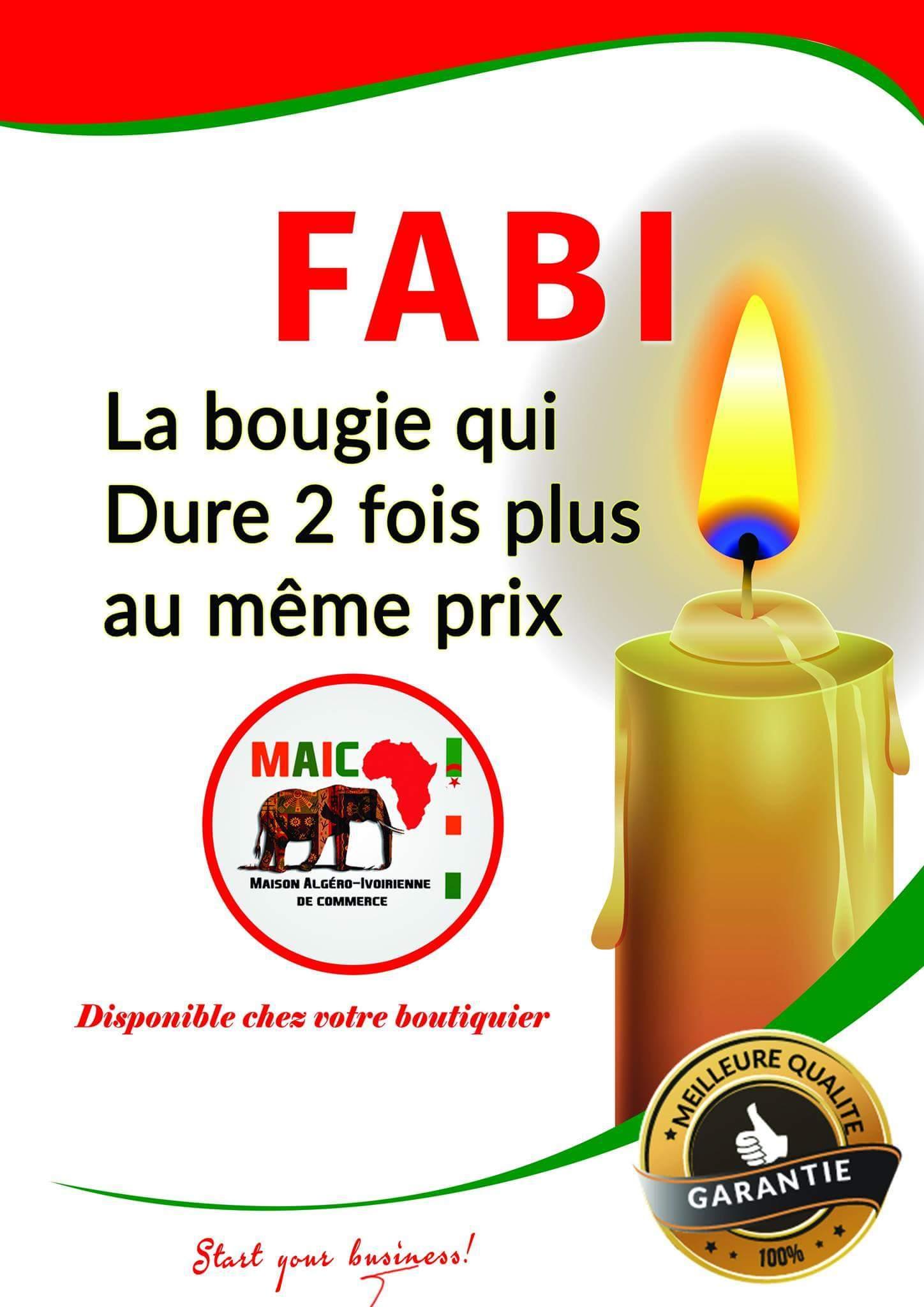Les bougies made In algeria FABI