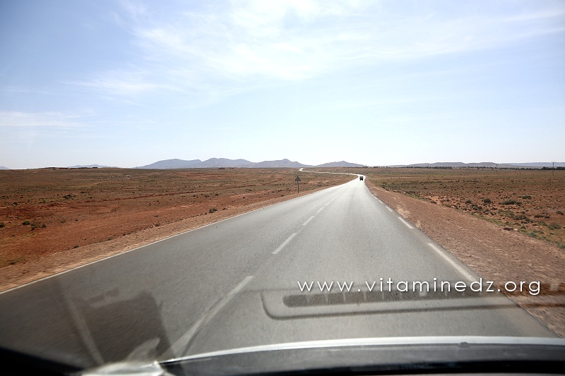 La commune d'El Bayadh, Route nationale 6A