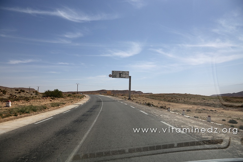 RN A6 vers Sidi Tifor, Wilaya d'El Bayadh