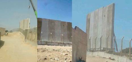 Maghreb - Algérie-Maroc: les photos du mur du côté marocain