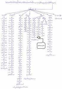 الشجرة الإدريسية الشريفة  التي ينتمي اليها سيدي بوجملين الشريف