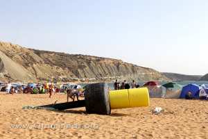Plage de Sbiat - Que fait cette balise ici?