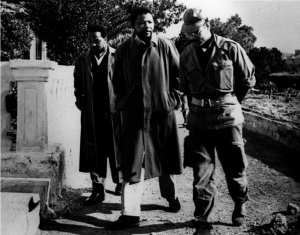 نيلسون مانديلا في الجزائر