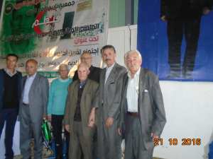 الملتقى الوطني الاول حول اجتماع لقرين التاريخي يوم 1954/10/21 تحت اشراف الشهيد مصطفى بن بولعيد بمنزل المجاهد بن مسعودة عبدالله.