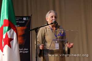 Mme Najet Khadda – Présidente d’honneur du jury du Prix Mohammed Dib- Fondatrice avec La Grande Maison du Prix