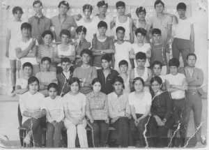 Classe de 3° AMB1 (1973-1974 collège Berri)