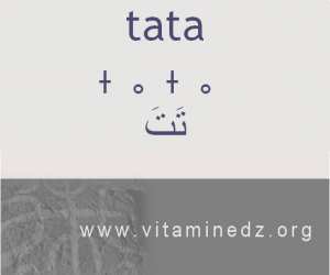 الجذور الأمازيغية في لهجة منطقة الغزوات و ضواحيها - تتَ –