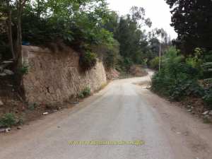 طريق واد البير نحو المقبرة اليهودية  بالغزوات - تلمسان