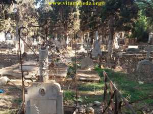 Au centre du cimetière chrétien de Ghazaouet (ex Nemours) Tlemcen