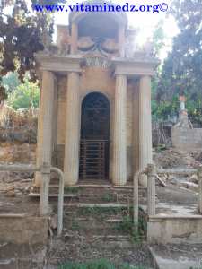 Caveau funéraire de la famille FALCONE au cimetière chrétien de Ghazaouet (ex Nemours) Tlemcen