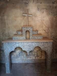 A l’intérieur du caveau de la famille FALCONE au cimetière chrétien de Ghazaouet (ex Nemours) Tlemcen