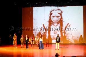 Tlemcen, association la grande maison  la représentation de la pièce de théâtre \'\'Un legs qui nous parle\'\'