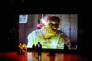 Tlemcen, association la grande maison  la représentation de la pièce de théâtre \'\'Un legs qui nous parle\'\'