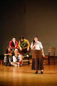 Tlemcen, association la grande maison  la représentation de la pièce de théâtre \'\'Un legs qui nous parle\'\'