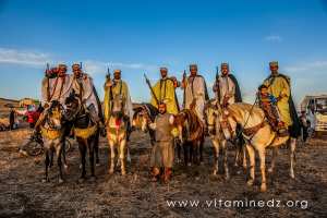 Cavaliers à Waada Gherota, petit village non loin de Ain Takbalet