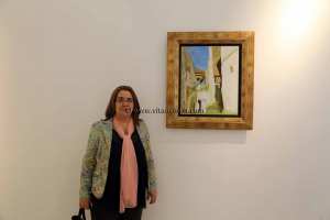 Tlemcen Expo peinture de Fatiha Bouziane au Palais de la culture Abdelkrim Dali