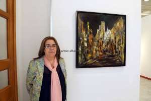 Tlemcen Expo peinture de Fatiha Bouziane au Palais de la culture Abdelkrim Dali