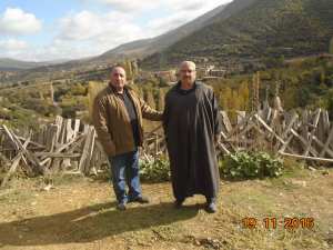 الشيخ الوردي لكحل وتلميذي لكحل السبتي بالكانطينة