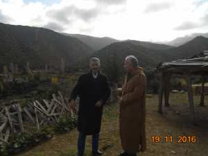 انا والسيد مسعود لكحل بمنطقة الكانطينة اليوم (2016/11/19)