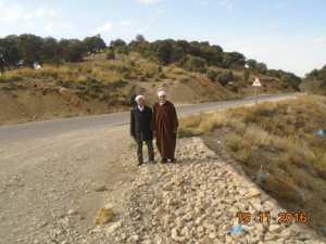 في اعالي جبال الاوراس الحاج مجيد زروالي وتاغريست سعيد في جولة لاريس