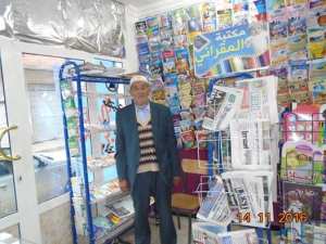 الحاج مجيد زروالي في مكتبة الشيخ المقراني بقايس هذا الصباح