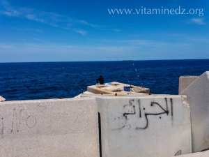 الجهة الخلفية la jetée لميناء الغزوات تلمسان