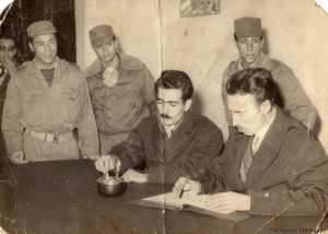 Medeghri avec le président Houari Boumedienne