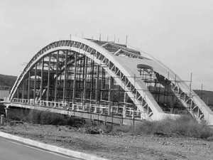 Achaacha (Mostaganem) -  Rénovation du pont Bow-string de Oued Kramis