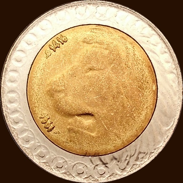 عشرون دينارا 1996 - ظهر -